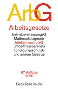 Bild: Arbeitsgesetze: ArbG - dtv