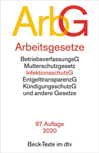 Abbildung von: Arbeitsgesetze: ArbG - dtv