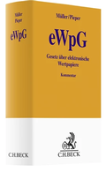 Cover: Gesetz &uuml;ber elektronische Wertpapiere (eWpG) - C.H.BECK