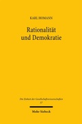 Cover: Rationalit&auml;t und Demokratie - Mohr Siebeck