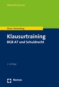 Cover: Klausurtraining BGB AT und Schuldrecht - Nomos