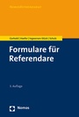 Cover: Formulare f&uuml;r Referendare - Nomos