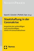 Cover: Staatshaftung in der Coronakrise - Nomos