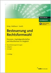 Abbildung von: Besteuerung und Rechtsformwahl - NWB