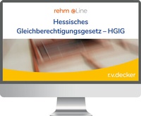 Abbildung von: Hessisches Gleichberechtigungsgesetz - HGlG - R. v. Decker