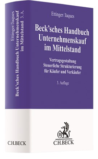Abbildung von: Beck'sches Handbuch Unternehmenskauf im Mittelstand - C.H.BECK