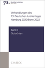 Cover: Verhandlungen des 73. Deutschen Juristentages Hamburg 2020/Bonn 2022 |  Bd. I: Gutachten (Gesamtband A - G + CD) - C.H.BECK