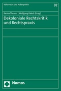Cover: Dekoloniale Rechtskritik und Rechtspraxis - Nomos