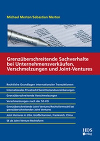 Abbildung von: Grenzüberschreitende Sachverhalte bei Unternehmensverkäufen, Verschmelzungen und Joint-Ventures - HDS