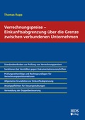 Cover: Verrechnungspreise - Einkunftsabgrenzung &uuml;ber die Grenze zwischen verbundenen Unternehmen - HDS