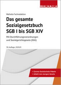 Abbildung von: Das gesamte Sozialgesetzbuch SGB I bis SGB XIV - Walhalla