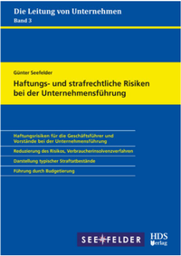 Abbildung von: Haftungs- und strafrechtliche Risiken bei der Unternehmensführung - HDS