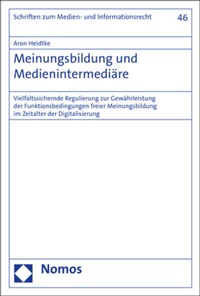 Abbildung von: Meinungsbildung und Medienintermediäre - Nomos