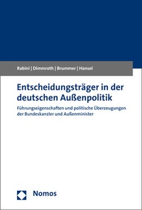 Abbildung von: Entscheidungsträger in der deutschen Außenpolitik - Nomos