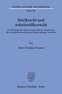 Abbildung von: Streikrecht und Arbeitsvölkerrecht - Duncker & Humblot