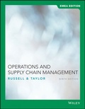 Cover: Operations and Supply Chain Management - Wiley