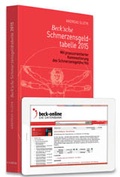 Cover: Beck'sche Schmerzensgeld-Tabelle 2015 - C.H.BECK