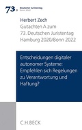 Cover: Verhandlungen des 73. Deutschen Juristentages Hamburg 2020 / Bonn 2022 | Bd. I: Gutachten Teil A - C.H.BECK
