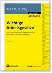 Abbildung von: Wichtige Arbeitsgesetze - NWB