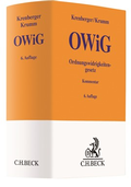 Cover: Ordnungswidrigkeitengesetz: OWiG - C.H.BECK