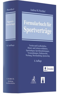 Abbildung von: Formularbuch für Sportverträge - C.H.BECK