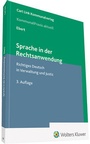 Cover: Sprache in der Rechtsanwendung - Carl Link Verlag