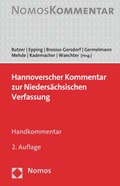 Cover: Hannoverscher Kommentar zur Nieders&auml;chsischen Verfassung - Nomos