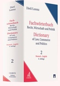 Cover: Fachw&ouml;rterbuch f&uuml;r Recht, Wirtschaft und Politik = Dictionary of Law, Commerce and Politics  - C.H.BECK