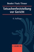Cover: Tatsachenfeststellung vor Gericht - C.H.BECK