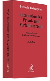 Abbildung von: Internationales Privat- und Verfahrensrecht - C.H.BECK