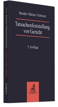 Abbildung von: Tatsachenfeststellung vor Gericht - C.H.BECK