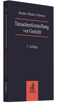Abbildung von: Tatsachenfeststellung vor Gericht - C.H.BECK