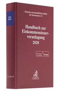 Abbildung von: Handbuch zur Einkommensteuerveranlagung 2020 - C.H.BECK
