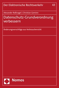 Abbildung von: Datenschutz-Grundverordnung verbessern - Nomos