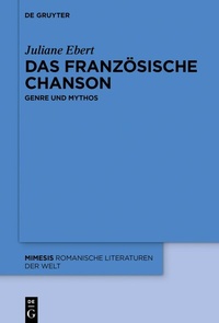Abbildung von: Das französische Chanson - De Gruyter