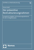 Cover: Der pr&auml;ventive Restrukturierungsrahmen - Nomos