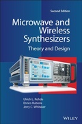 Cover: Microwave and Wireless Synthesizers - Wiley-Blackwell