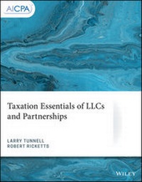 Enlarge image Cover: Taxation Essentials of LLCs and Partnerships - Wiley