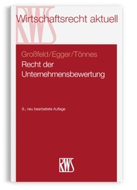Abbildung von: Recht der Unternehmensbewertung - RWS