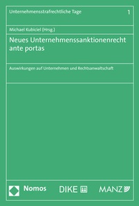 Abbildung von: Neues Unternehmenssanktionenrecht ante portas - Nomos