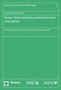 Cover: Neues Unternehmenssanktionenrecht ante portas - Nomos