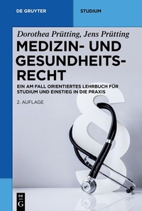 Abbildung von: Medizin- und Gesundheitsrecht - De Gruyter