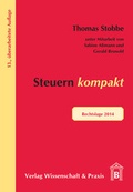 Cover: Steuern kompakt - Verlag Wissenschaft & Praxis
