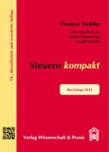 Cover: Steuern kompakt - Verlag Wissenschaft & Praxis