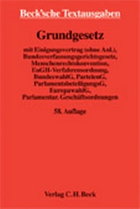 Abbildung von: Grundgesetz für die Bundesrepublik Deutschland - C.H.BECK