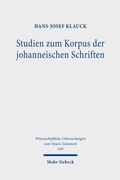 Cover: Studien zum Korpus der johanneischen Schriften - Mohr Siebeck