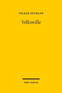 Enlarge image Cover: Volkswille - Mohr Siebeck
