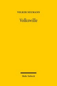 Abbildung von: Volkswille - Mohr Siebeck