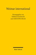 Cover: Weimar international - Mohr Siebeck