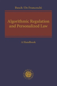 Abbildung von: Algorithmic Regulation and Personalized Law - Beck/Hart Publishing